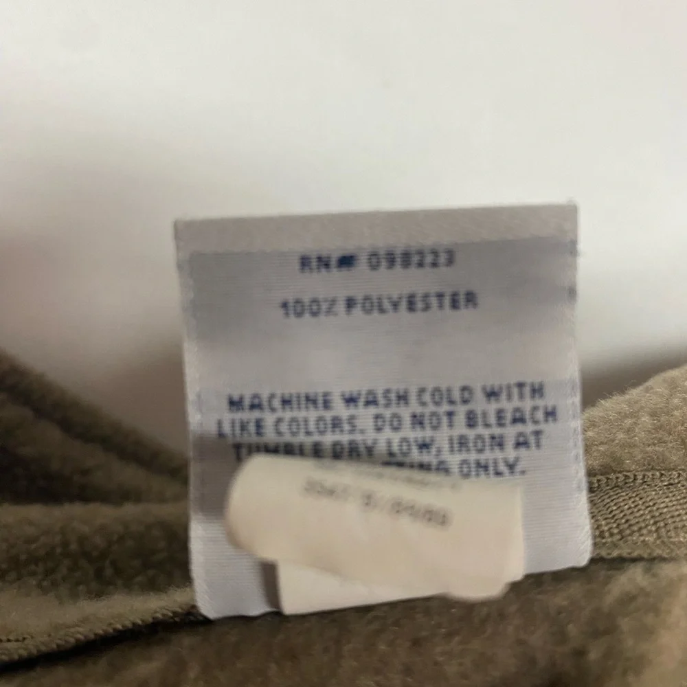 Magellan Outdoors Brown Full Zip-Up Fleece Jacket Men’s Medium